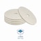 Boardwalk Natural White Burnishing Floor Pads, 19" Diameter, PK5 BWK4019NAT - alternate 3